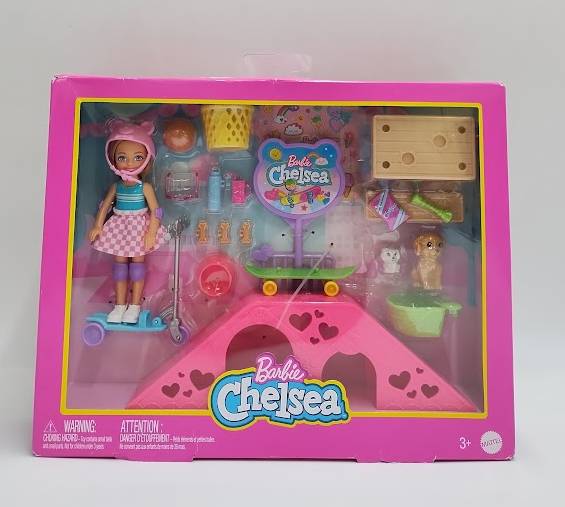 Barbie Chelsea Doll and Accessories Skatepark Playset SEE DETAILS