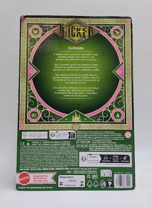 Universal Pictures' Wicked Elphaba 11" Fashion Doll SEE DETAILS