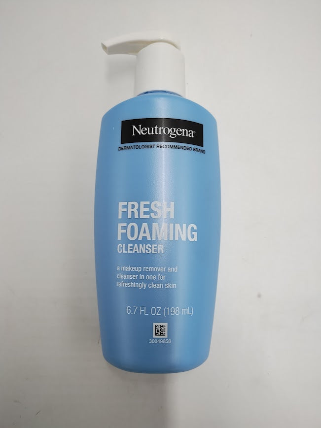 LOT OF 3 Neutrogena Fresh Foaming Cleanser-6.7 fl oz LOT OF 3