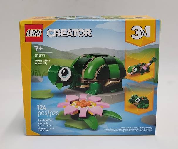 LEGO Creator 3 in 1 Turtle with a Water Lily Flower 31377 SEE DETAILS