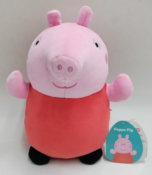 Squishmallows HugMees Peppa Pig 10'' Stuffed Animal