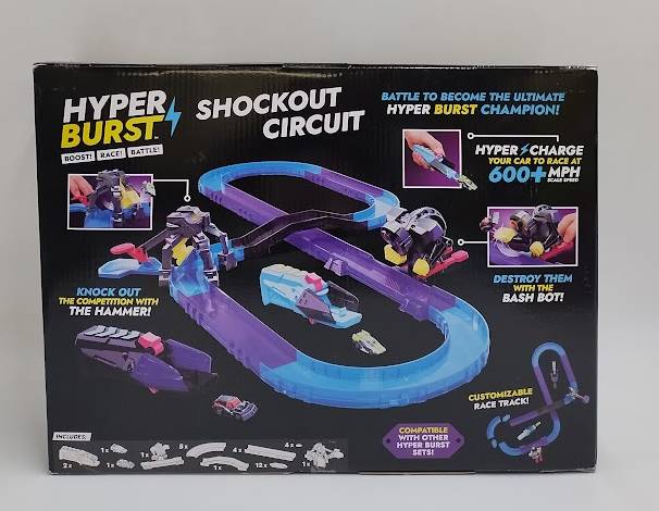 Hyper Burst Shockout Circuit Battle Race Track Set SEE DETAILS