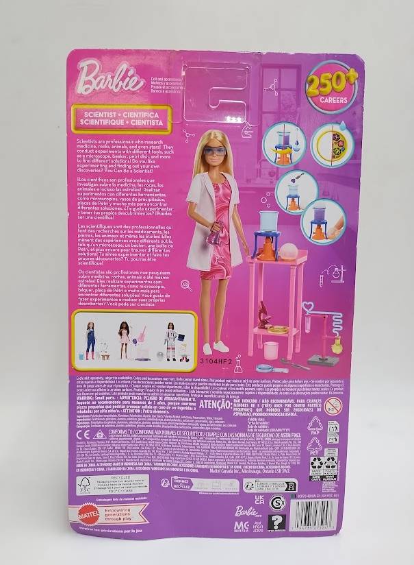 Barbie Scientist Blonde 11" Fashion Doll SEE DETAILS
