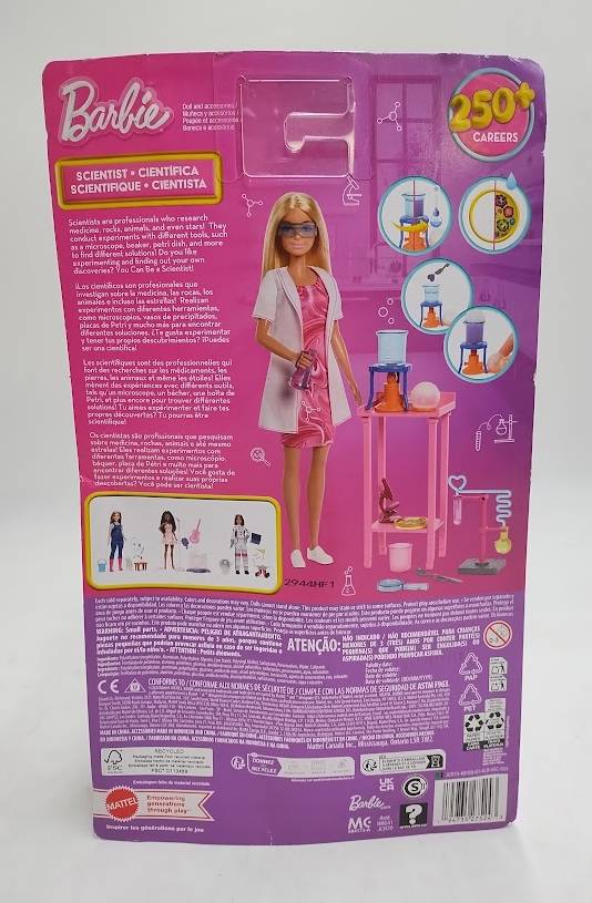 Barbie Scientist Blonde 11" Fashion Doll SEE DETAILS