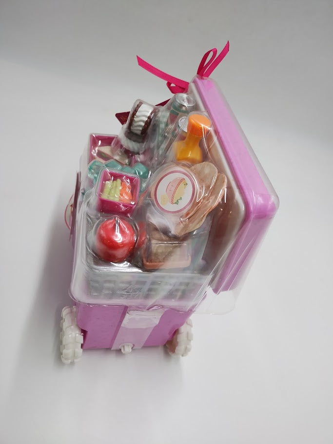 Our Generation Rolling Camping Cooler & Play Food Accessory Set for 18'' Dolls