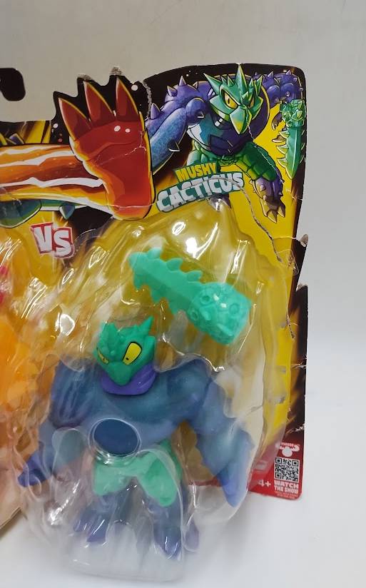 Goo Jit Zu Flame Blazagon vs Cacticus Action Figure SEE DETAILS
