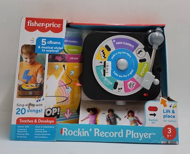 Fisher-Price Rockin' Record Player Musical Toy SEE DETAILS