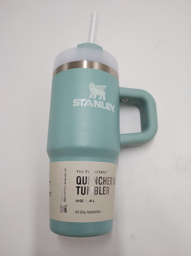 STANLEY Quencher H2.0 Tumbler With Handle And Straw 14 Oz Seafoam