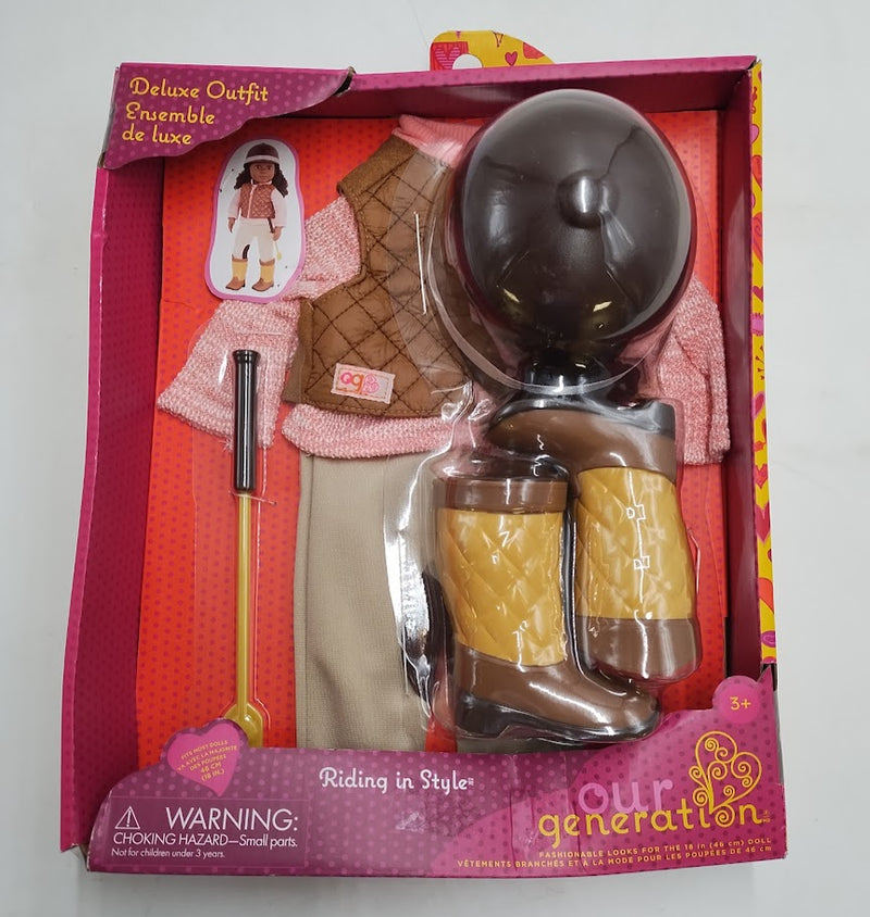 Our Generation Riding in Style Horseback Riding Outfit for 18" Dolls SEE DETAILS