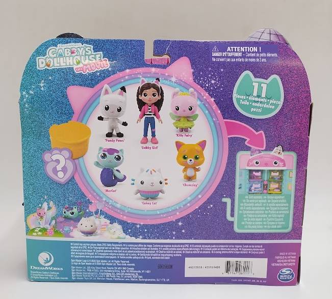Gabby's Dollhouse: The Movie, Cat-Venture Crew Pack Figures & Accessories Set