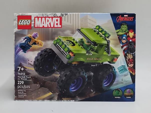 LEGO Marvel The Hulk Truck vs. Thanos Building Set 76312 SEE DETAILS