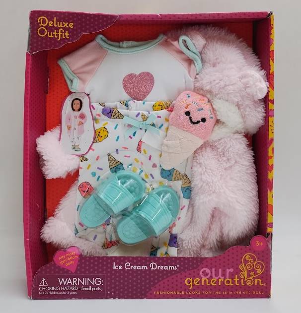 Our Generation Ice Cream Dreams Pajama & Robe Outfit SEE DETAILS