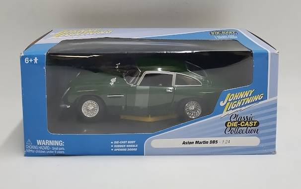 Johnny Lightning Aston Martin DB5 Diecast Vehicle - 1:24 Scale SEE DETAILS