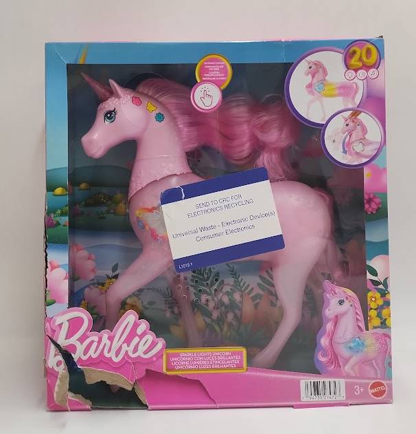 Barbie Sparkle Lights Toy Unicorn SEE DETAILS