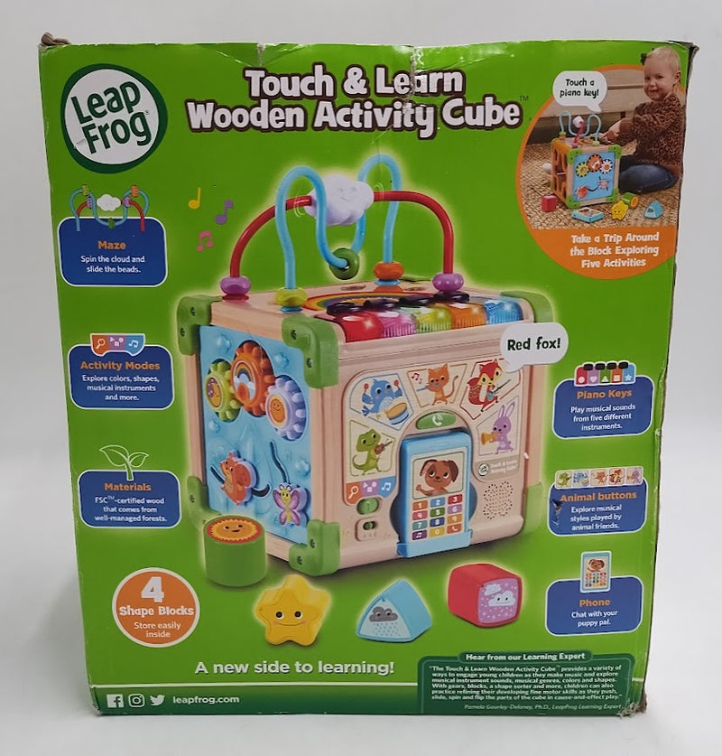 LeapFrog Touch & Learn Wooden Activity Cube SEE DETAILS