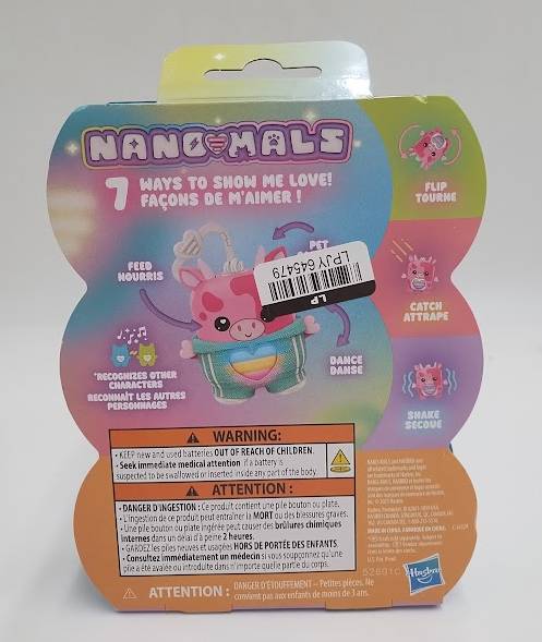 Hasbro Nano-Mals Mootilda the Pink Cow Electronic Fidget Pet