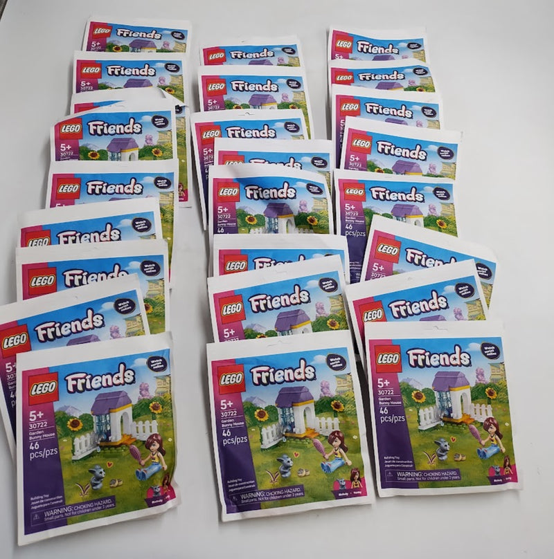 LOT OF 25!!!! LEGO Friends Garden Bunny House 30722 (Paperbag)