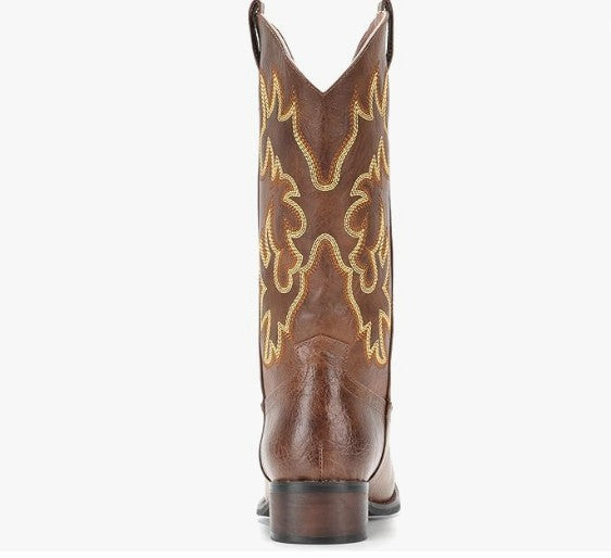 IUV Cowboy Boots For Women Square Toe Mid Calf Western SZ: 8 - SEE DETAILS