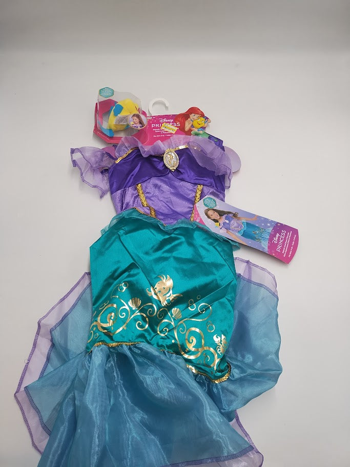 Disney Princess Majestic Ariel Dress with Flounder Shoulder Plush Friend 4/6