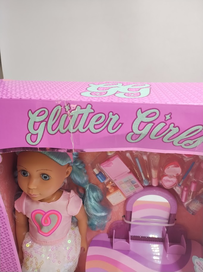 Glitter Girls 14" Doll Micah & GG Makeover Playset: 33 Pieces SEE DETAILS