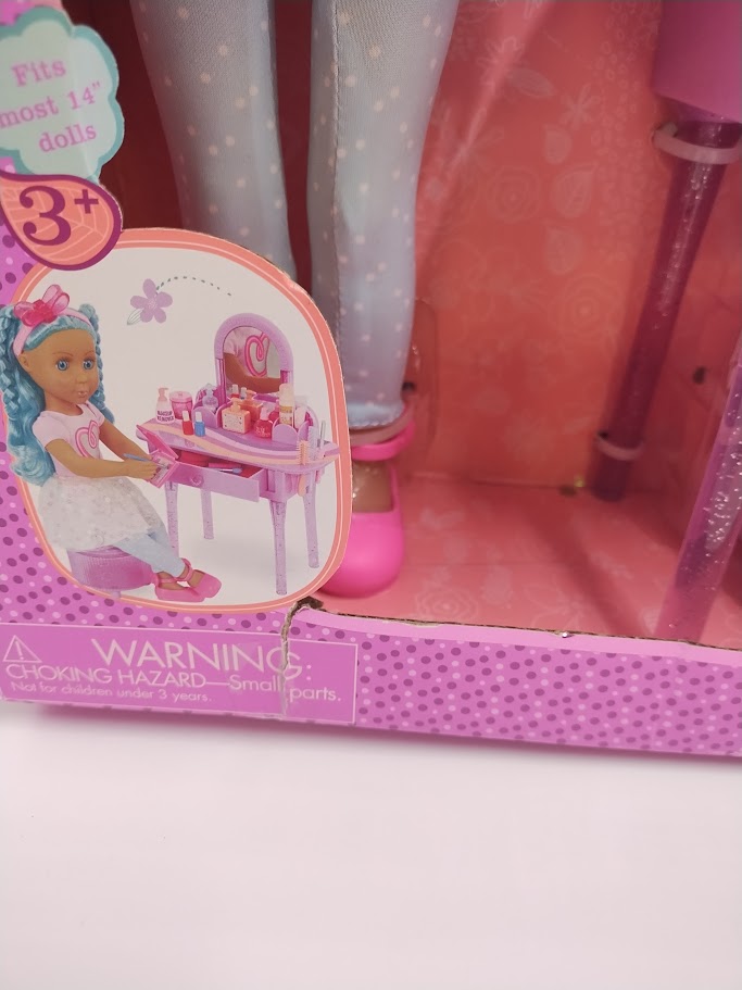 Glitter Girls 14" Doll Micah & GG Makeover Playset: 33 Pieces SEE DETAILS