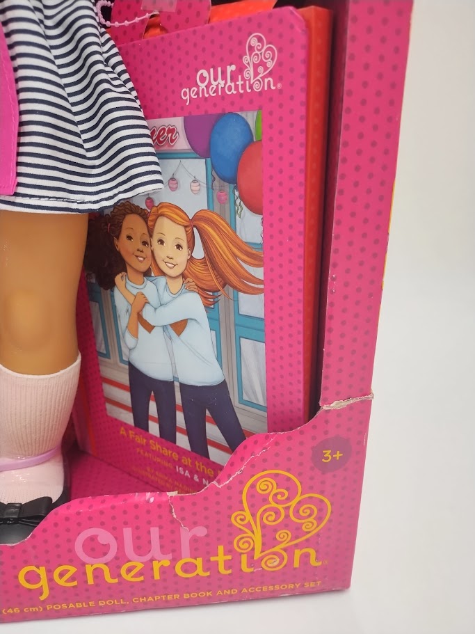 Our Generation Deluxe Restaurant Doll with Book - Isa SEE DETAILS