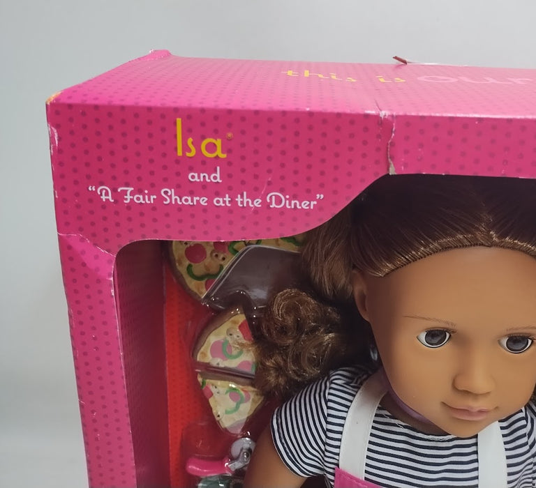 Our Generation Deluxe Restaurant Doll with Book - Isa SEE DETAILS