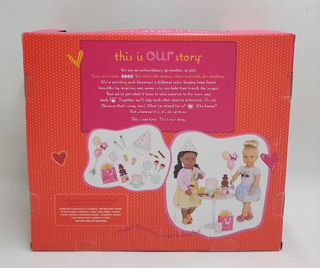 Our Generation Sweet Celebration Birthday Party Accessory Set SEE DETAILS