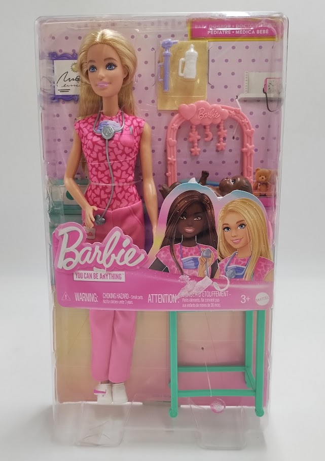 Barbie Baby Doctor Doll with Blonde Fashion 9.5" Doll, 1 Baby Doll SEE DETAILS