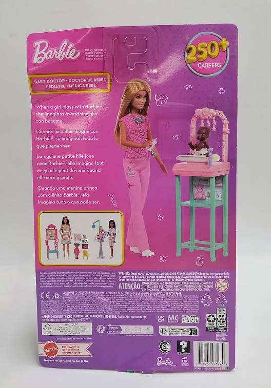 Barbie Baby Doctor Doll with Blonde Fashion 9.5" Doll, 1 Baby Doll SEE DETAILS
