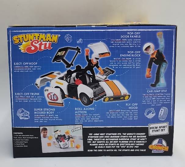 Stuntman Stu Race Ace Stunt Car Break Apart Stunt Set SEE DETAILS