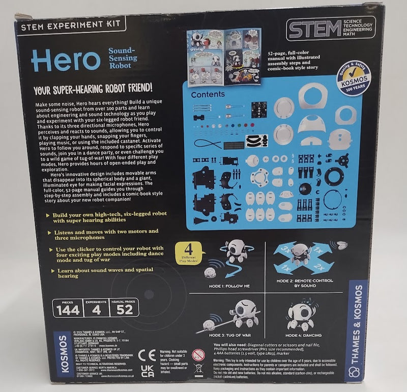 Thames & Kosmos Hero Robot: Educational Technology Kit with Instruction Manual & Accessories