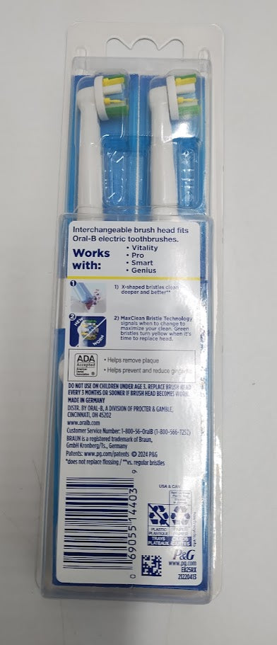 Oral-B Floss Action X-Filament Replacement Brush Heads - 6ct