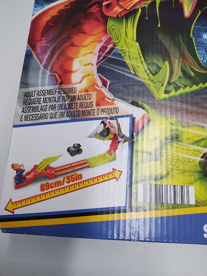 Hot Wheels Monster Trucks Snake Slam Takedown Playset with 1:64 ScaleSEE DETAILS