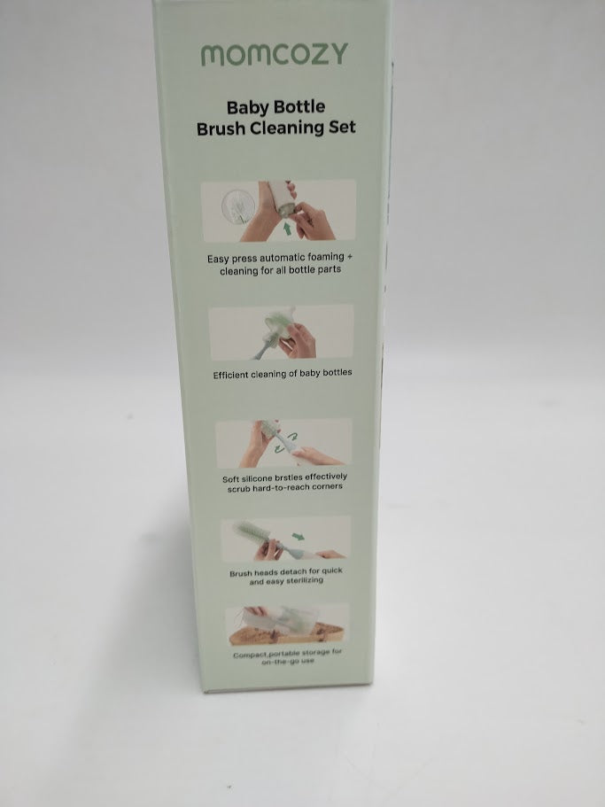 Momcozy Innovative Push-Press Design Bottle Brush Kit - 7ct