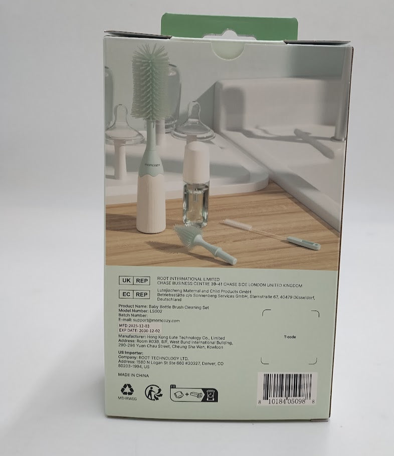 Momcozy Innovative Push-Press Design Bottle Brush Kit - 7ct