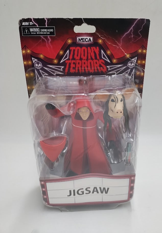 NECA Jigsaw Killer Red Robe Scale Action Fig. 15Cm Saw Toony Terrors SEE DETAILS