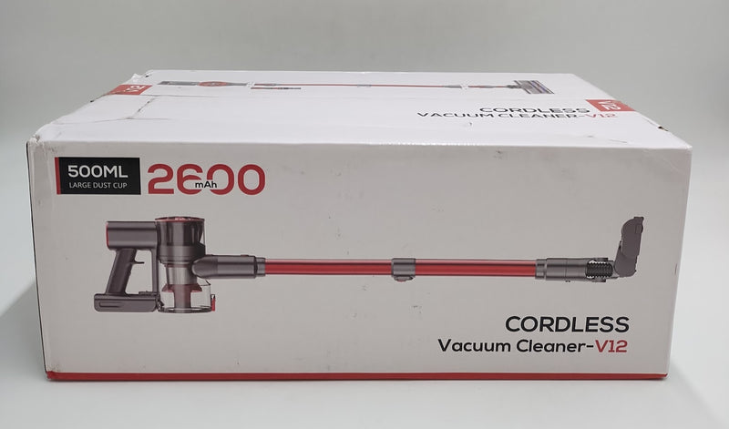 Rechargeable 2600 mAh 500ML Dust Cap Cordless Vacuum Cleaner - V12 (LOCAL PICKUP ONLY)