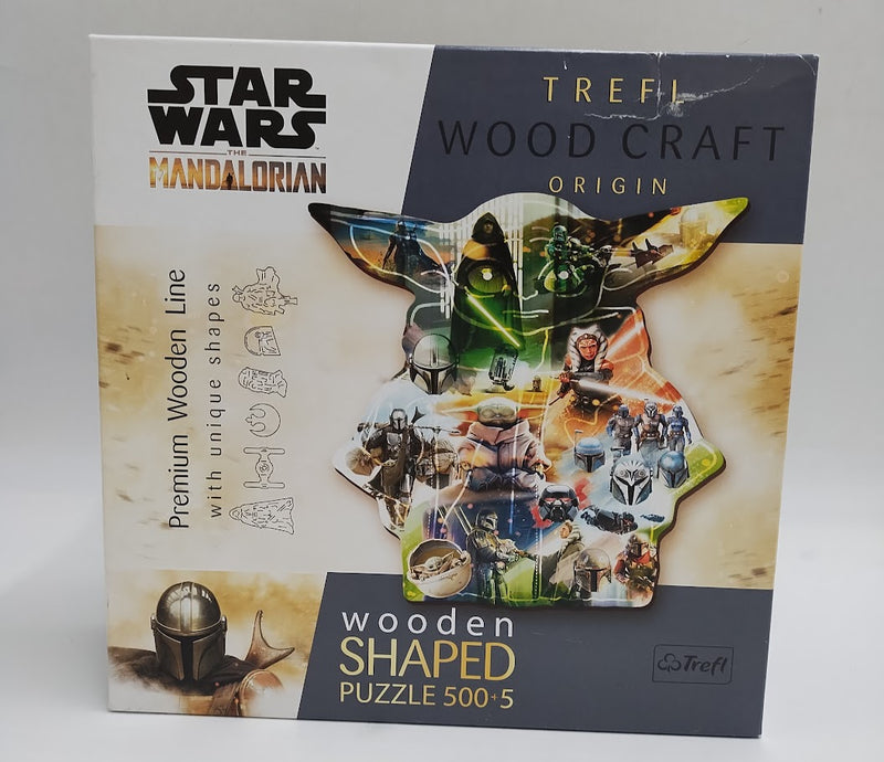 Trefl Star Wars The Mysterious Grogu Woodcraft 505pc Puzzle: SEE DETAILS