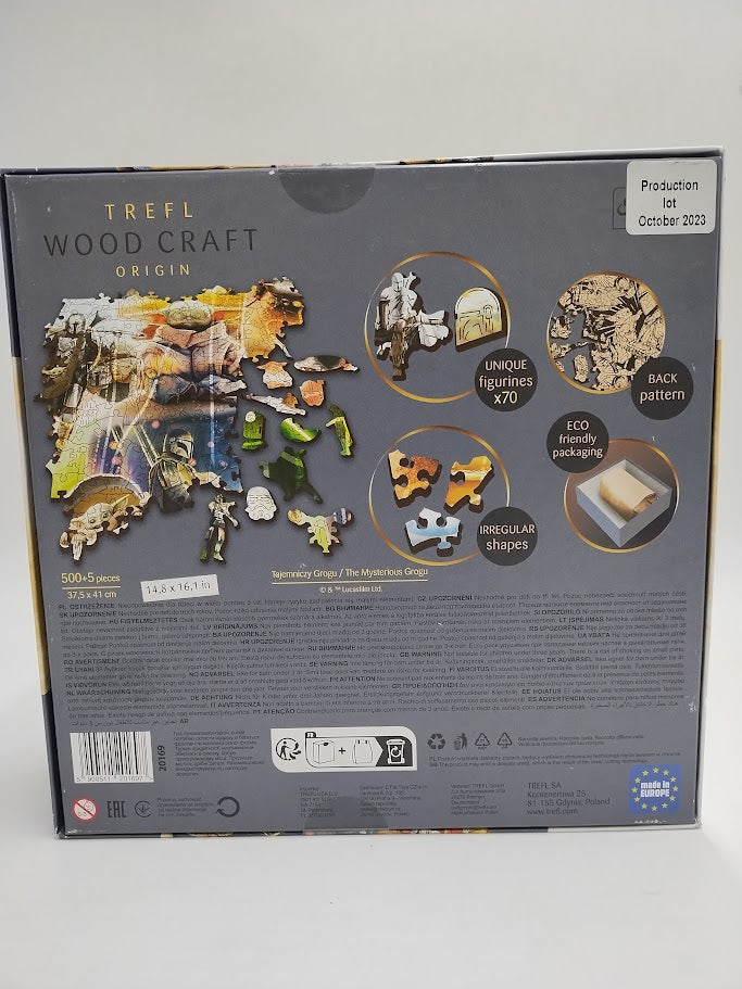 Trefl Star Wars The Mysterious Grogu Woodcraft 505pc Puzzle: SEE DETAILS