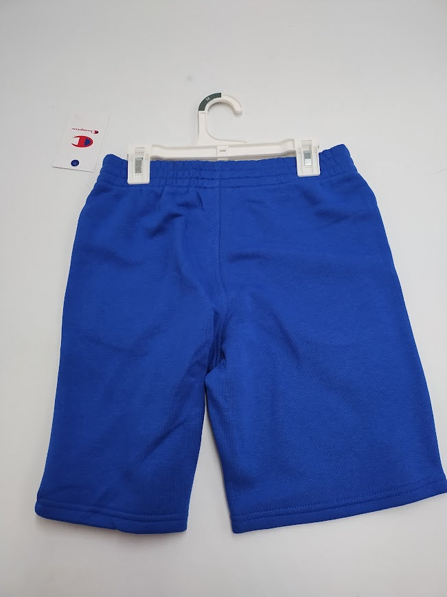 Champion Kids' Signature 'Surf the Web' Fleece Shorts - Blue M 10/12