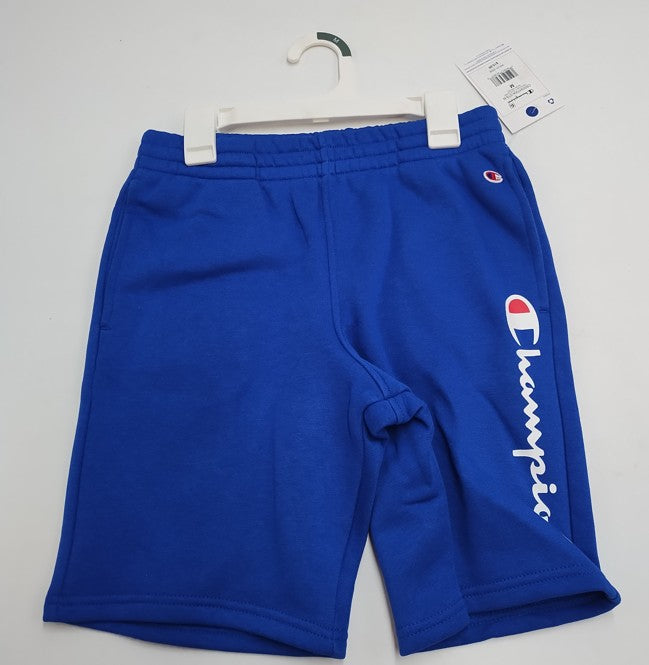 Champion Kids' Signature 'Surf the Web' Fleece Shorts - Blue M 10/12
