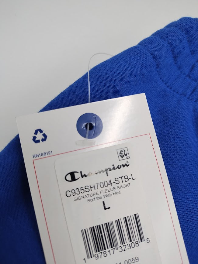 Champion Kids Signature 'Surf the Web' Fleece Shorts Blue L 14/16