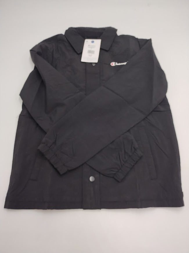 Champion Boys' Nylon Coach's Jacket - Black L