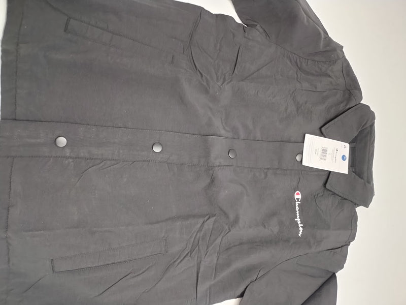 Champion Boys' Nylon Coach's Jacket - Black L