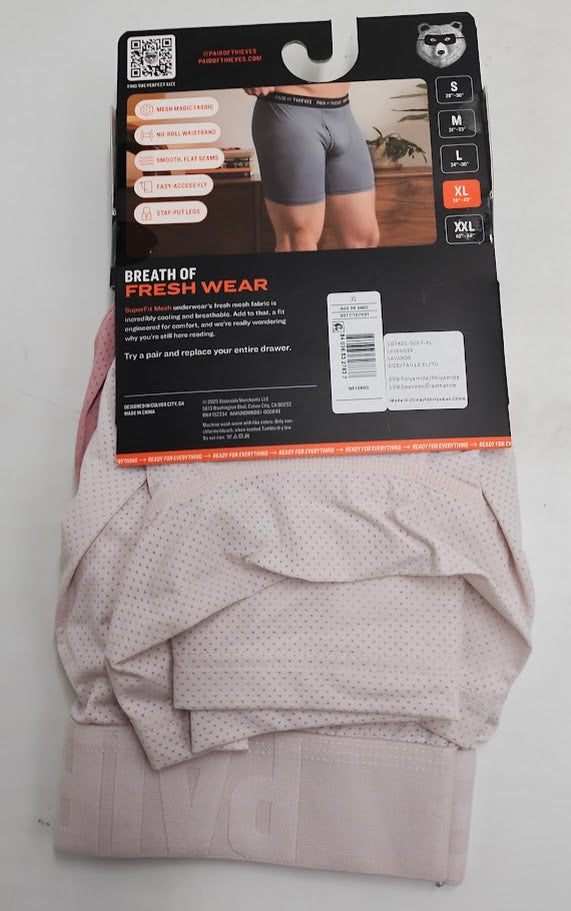 Pair of Thieves Men's Boxer Briefs 2pk - Lavender XL