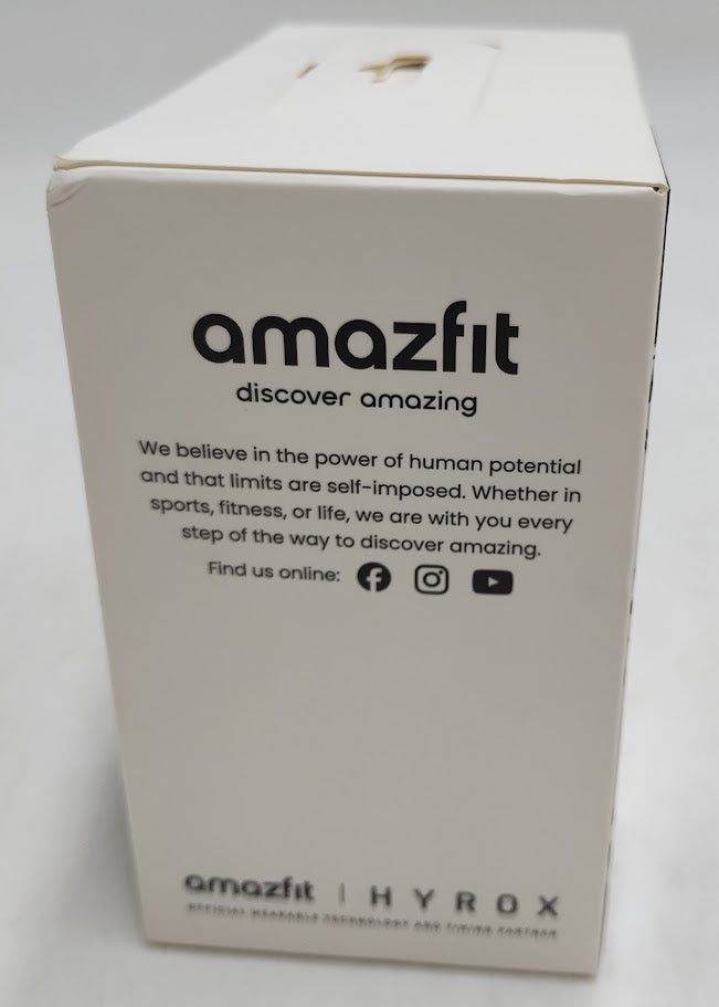 Amazfit Active 2 Square Smartwatch - Black Leather