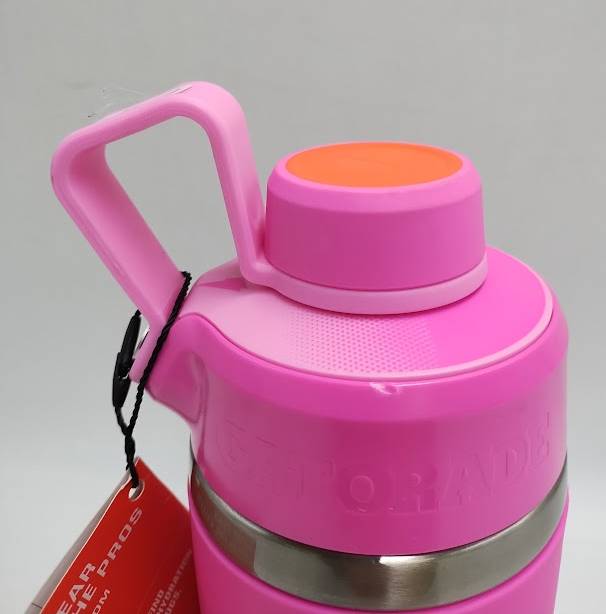 Gatorade 22oz Stainless Steel Twist Cap Water Bottle - Pink READ DESCRIPTION