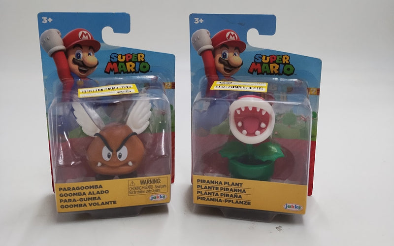 2 PACK Nintendo Para Goomba Wave 33 / Piranha plant