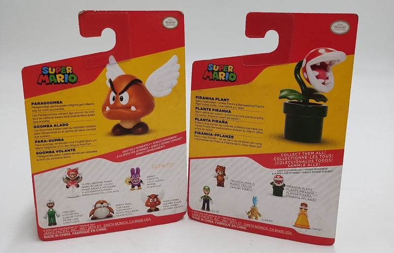 2 PACK Nintendo Para Goomba Wave 33 / Piranha plant